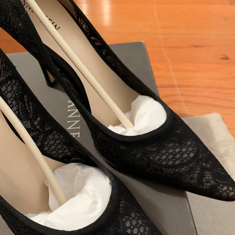 Anne Klein Lace Heel - Black - BNWT - Picture 9 of 10